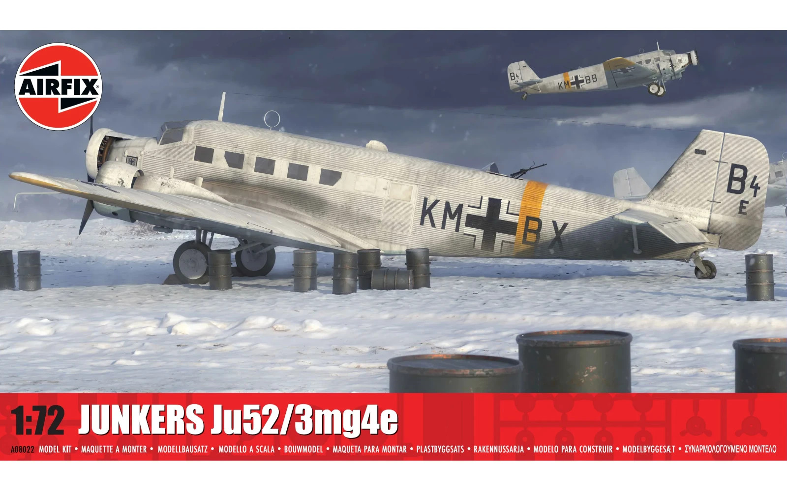 Airfix A08022 Junkers Ju52/3mg4e 1/72 Airfix A08022 Junkers Ju52/3mg4e 1/72