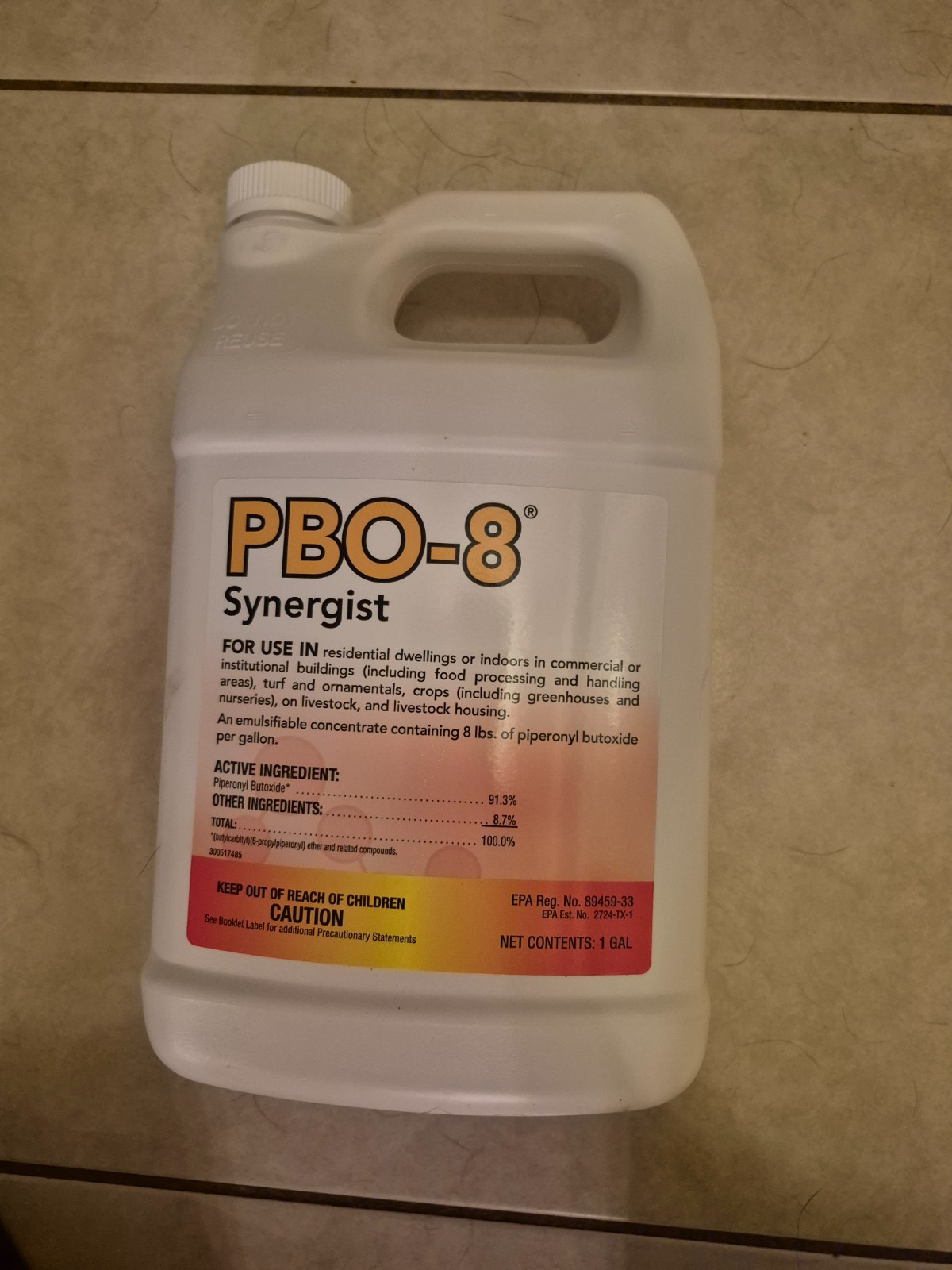 PBO-8 Synergist 1 gal (128 oz) PBO-8 Synergist 1 gal (128 oz)