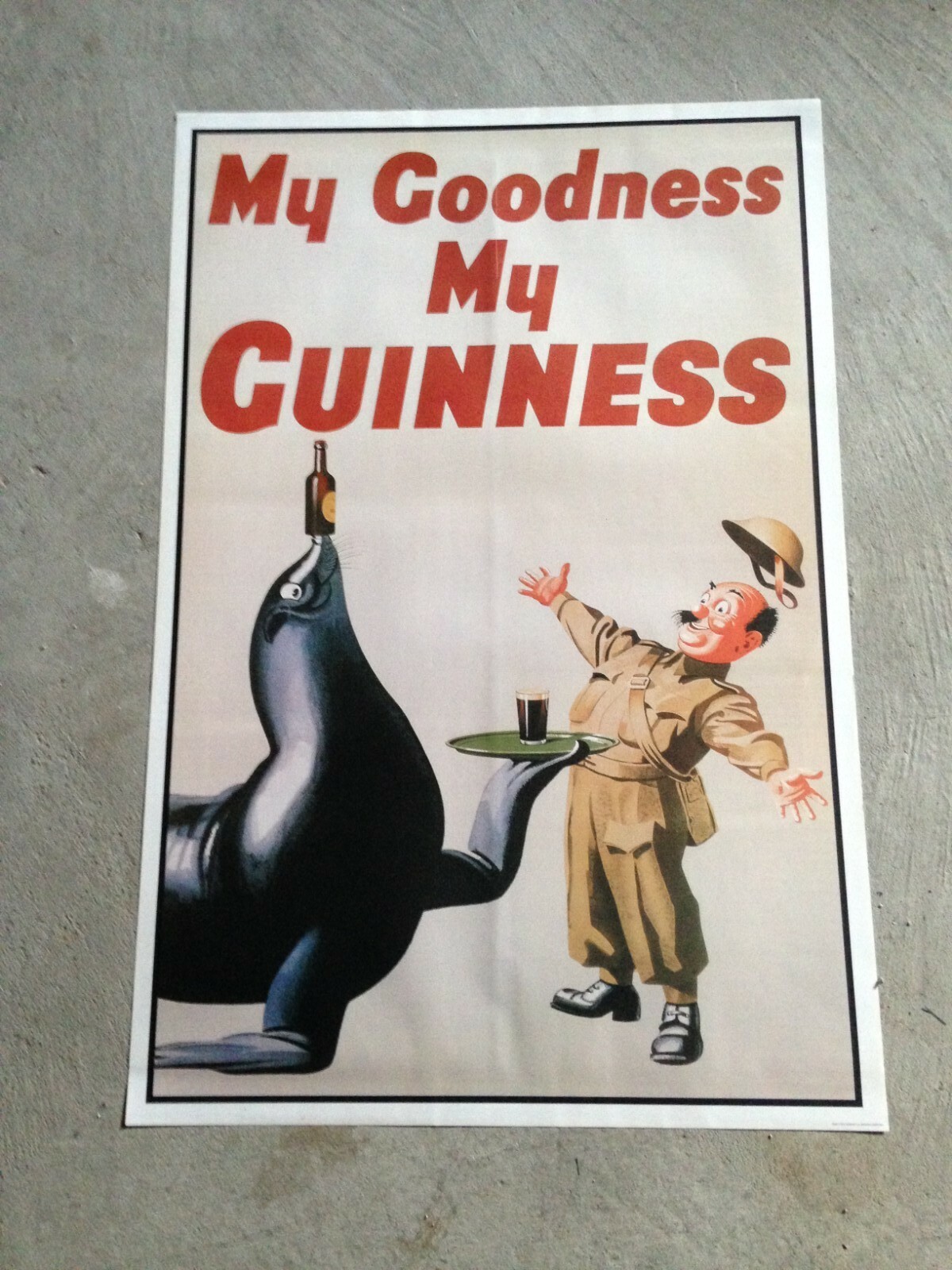 Vintage Guinness poster print 24 Vintage Guinness poster print 24