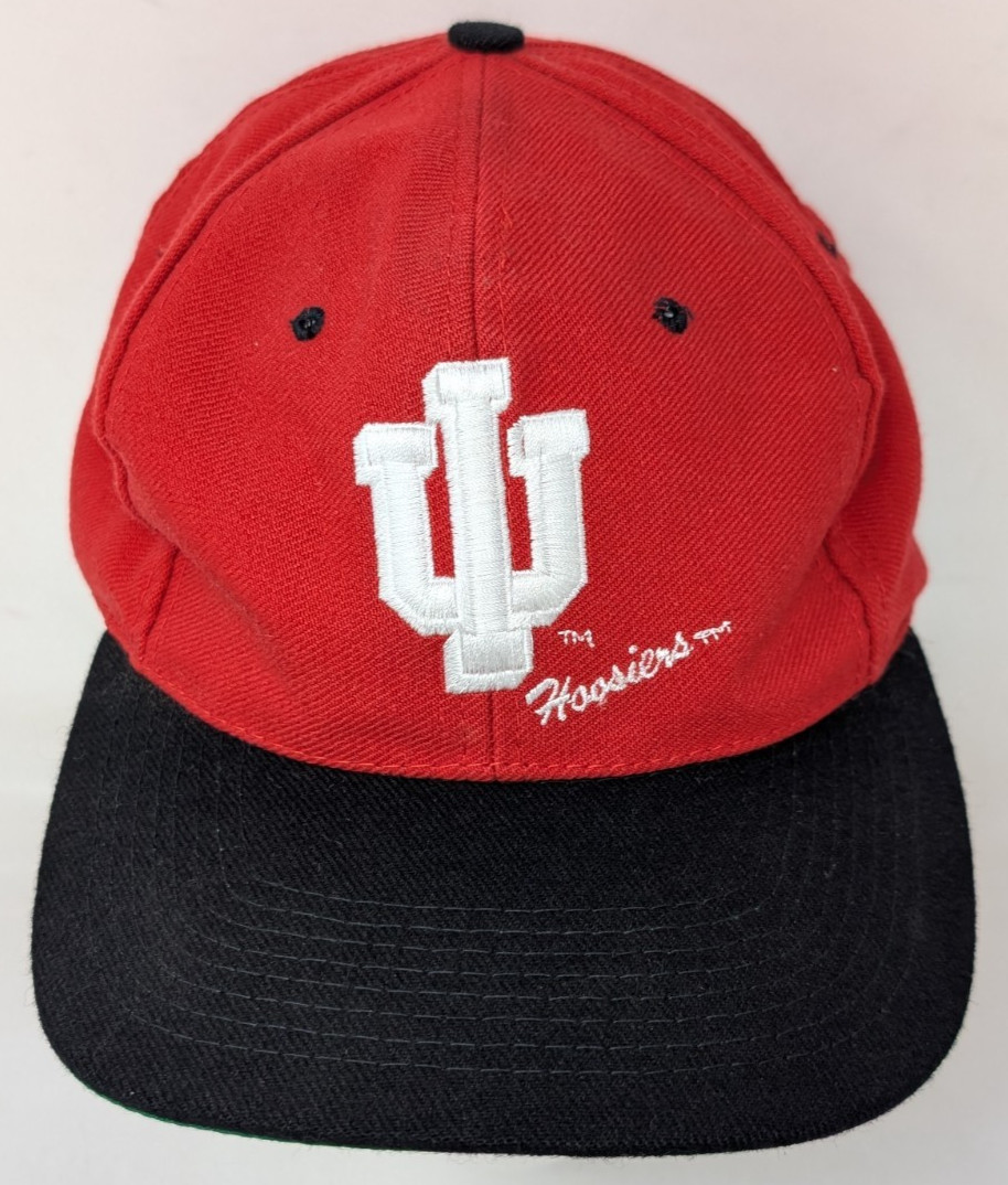 Vintage Indiana Hoosiers Snapback Baseball Hat Cap Wool 1980s 1984 Signatures Vintage Indiana Hoosiers Snapback Baseball Hat Cap Wool 1980s 1984 Signatures