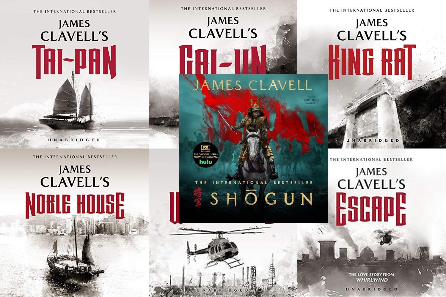 The ASIAN SAGA Collection Shogun- By James Clavell - 7 MP3 Audiobook Collection