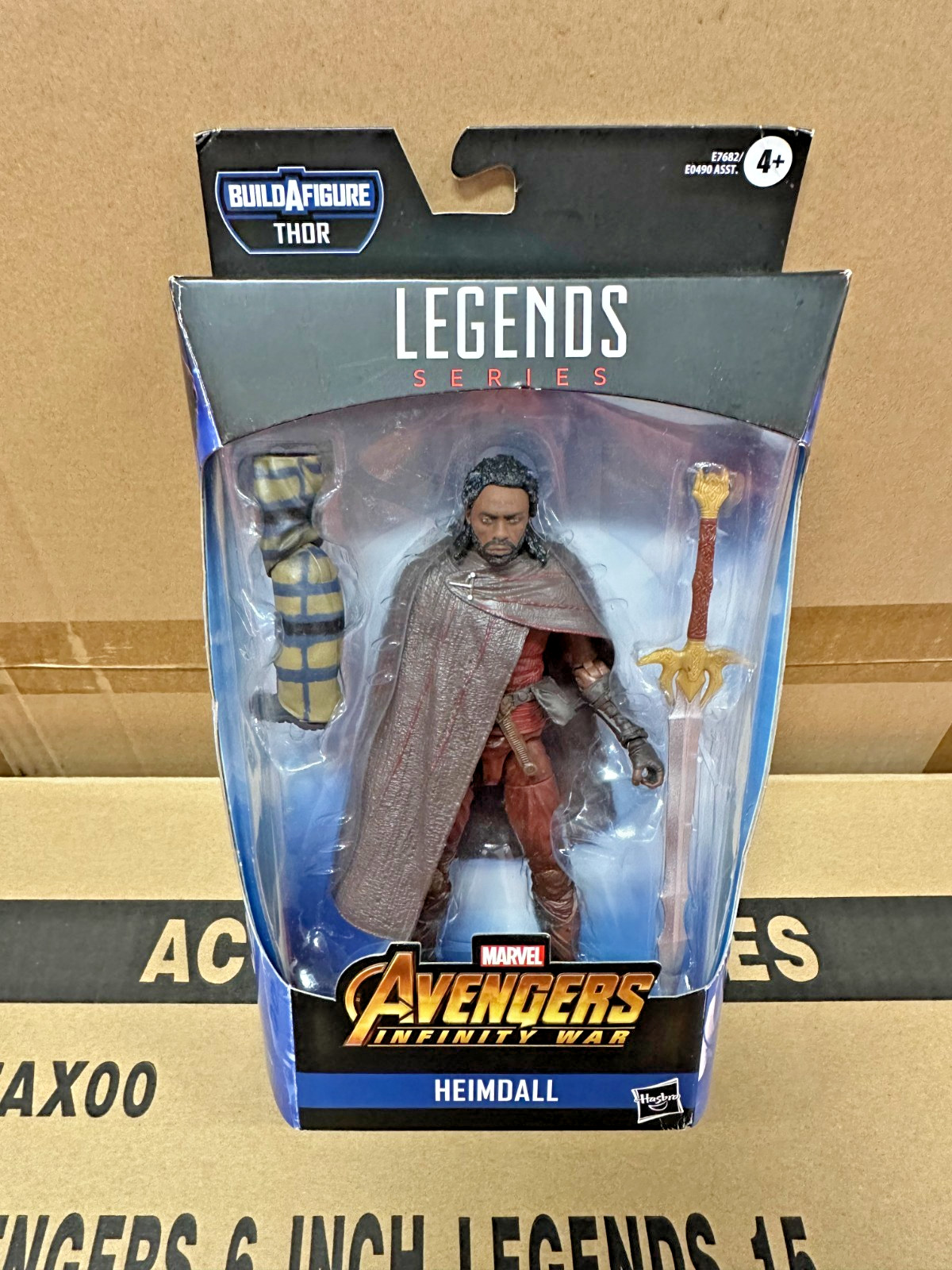 Hasbro Marvel Legends Avengers Infinity War MCU HEIMDALL BRO THOR BAF OPEN BOX Hasbro Marvel Legends Avengers Infinity War MCU HEIMDALL BRO THOR BAF OPEN BOX