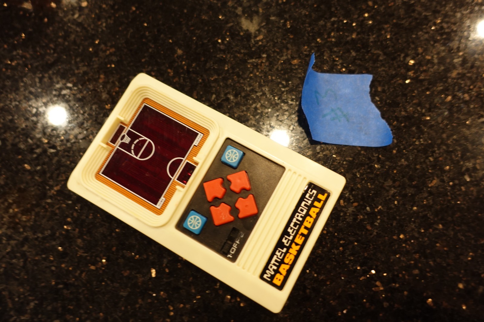 Vintage MATTEL Basketball  Handheld Electronic Tabletop Video game D10 #3 PARTS