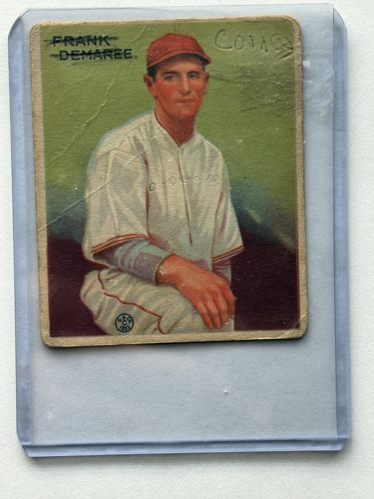 1933 Goudey Big League Chewing Gum - R319 Frank Demaree #224 (RC) 1933 Goudey Big League Chewing Gum - R319 Frank Demaree #224 (RC)