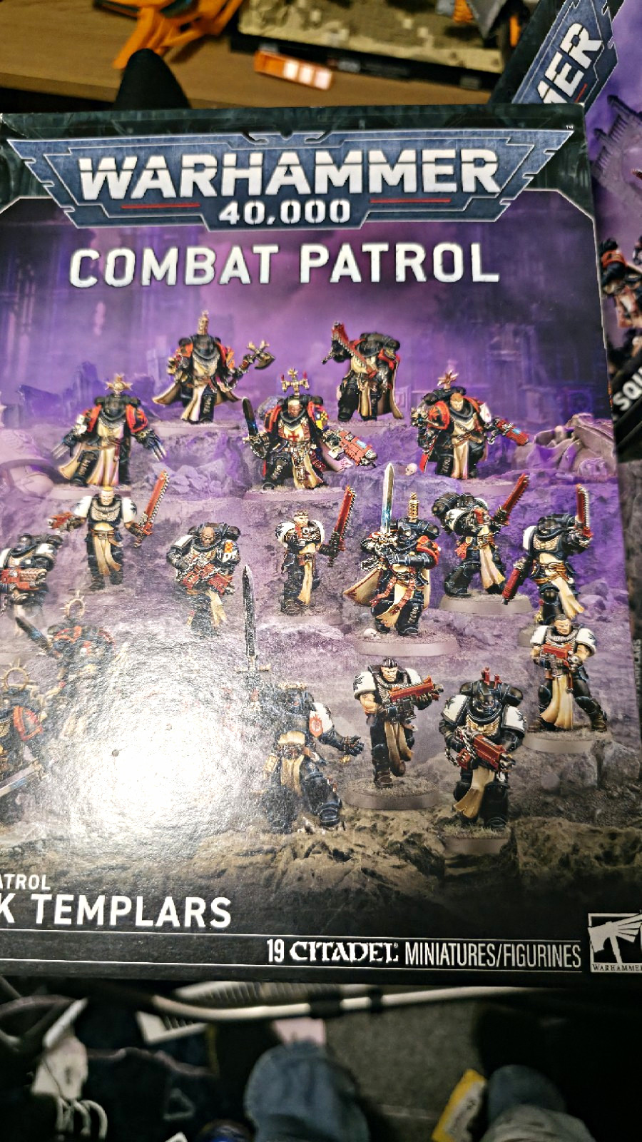 Citadel Warhammer 40,000 Combat Patrol Black Templars 19 Minis Unassembled Citadel Warhammer 40,000 Combat Patrol Black Templars 19 Minis Unassembled