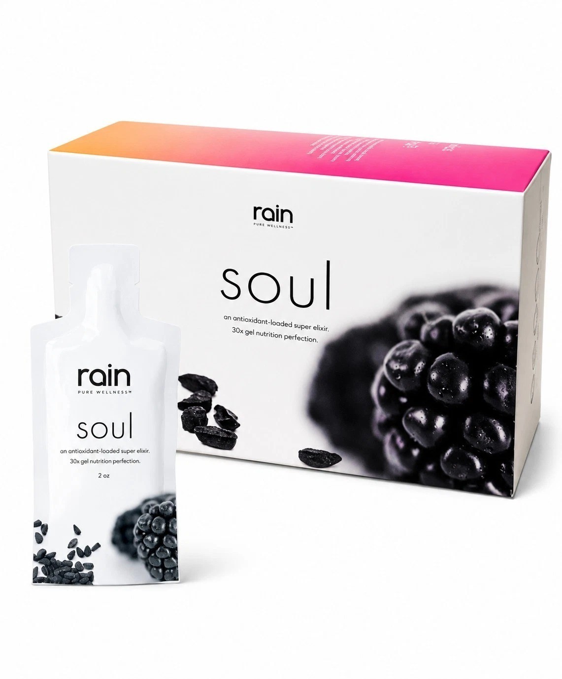 RAIN SOUL FRESH Antioxidant Elixir 1 BOX 30 SACHETS - NIB - EXP 2029