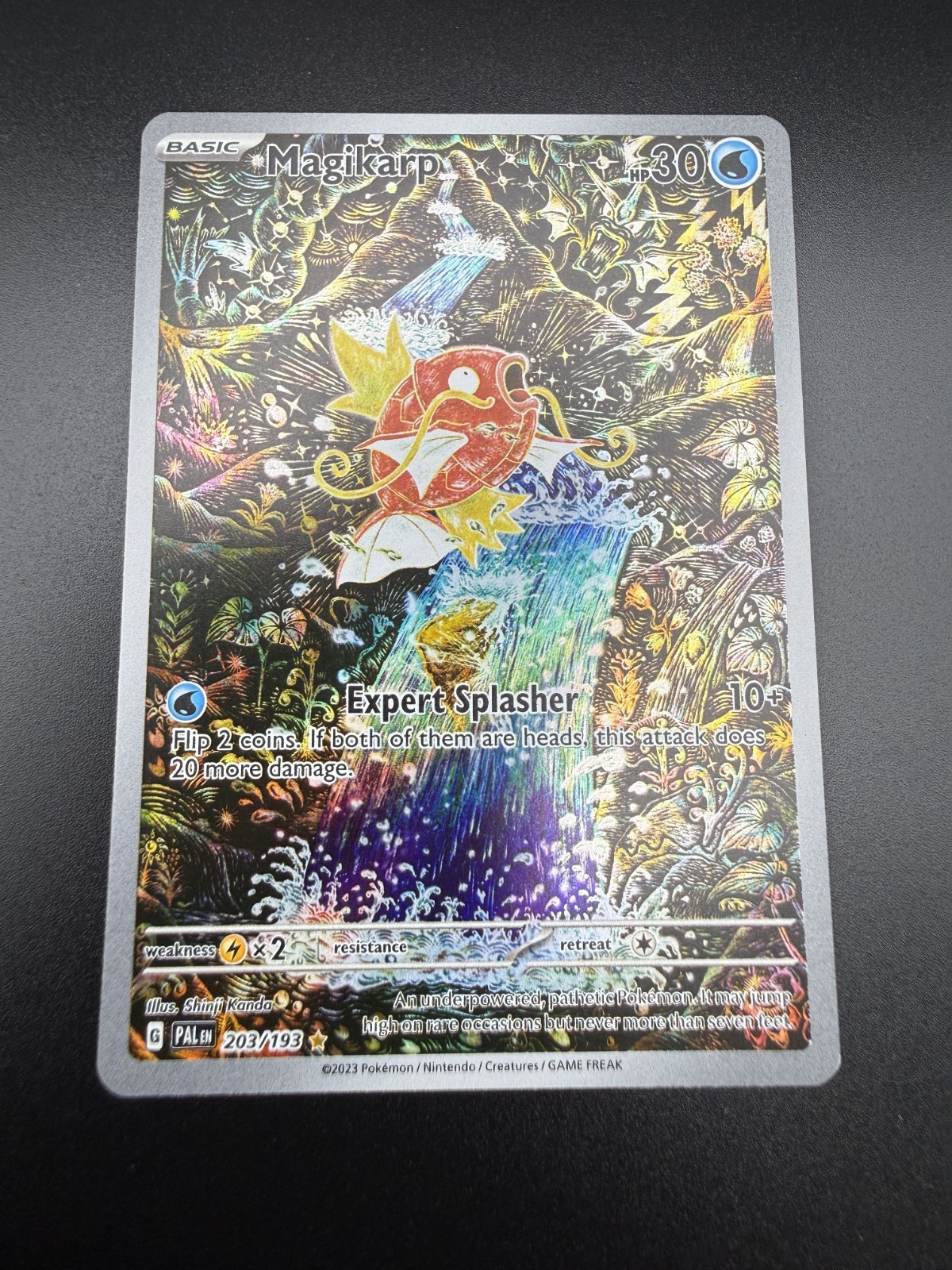 2023 Pokémon Magikarp 203/193 Paldea Evolved Illustration Rare NM Raw