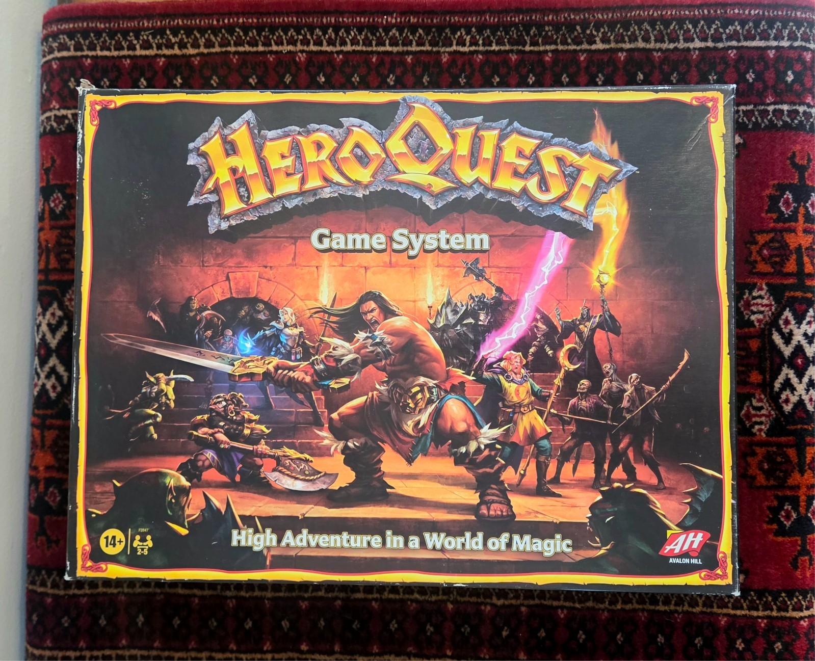 HeroQuest Board Game 2021 Hasbro Open Box Complete Unused Contents Mint