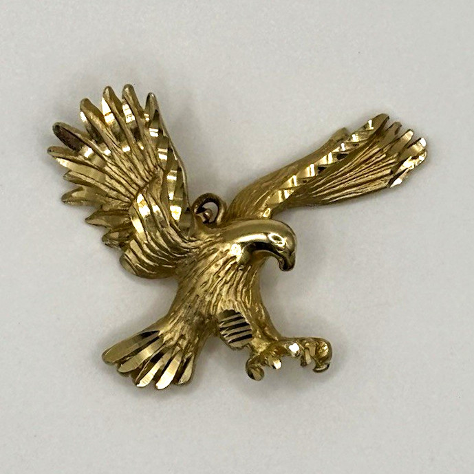 14kt Yellow Gold Eagle Pendant (6.6 Grams) 14kt Yellow Gold Eagle Pendant (6.6 Grams)