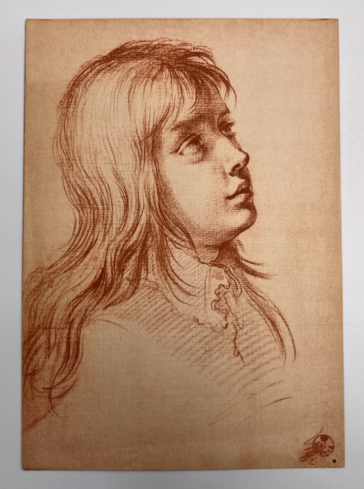 Vintage Vincenzo Mannozzi Firenze Galleria Uffizi Art Print 6.5\