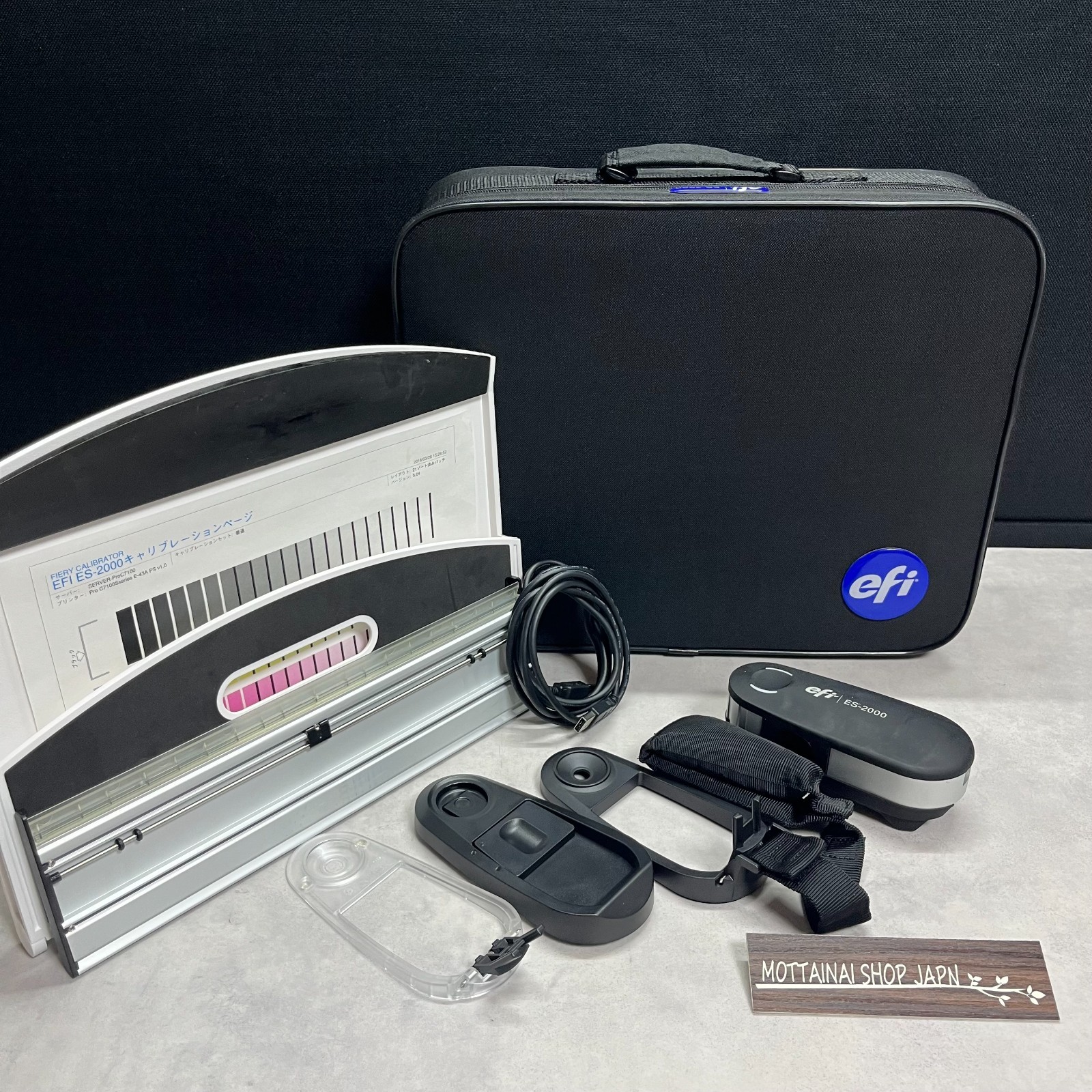 EFi ES-2000 X-Rite i1 pro2 Advanced Spectrophotometer Rev E w/Case Tested Good