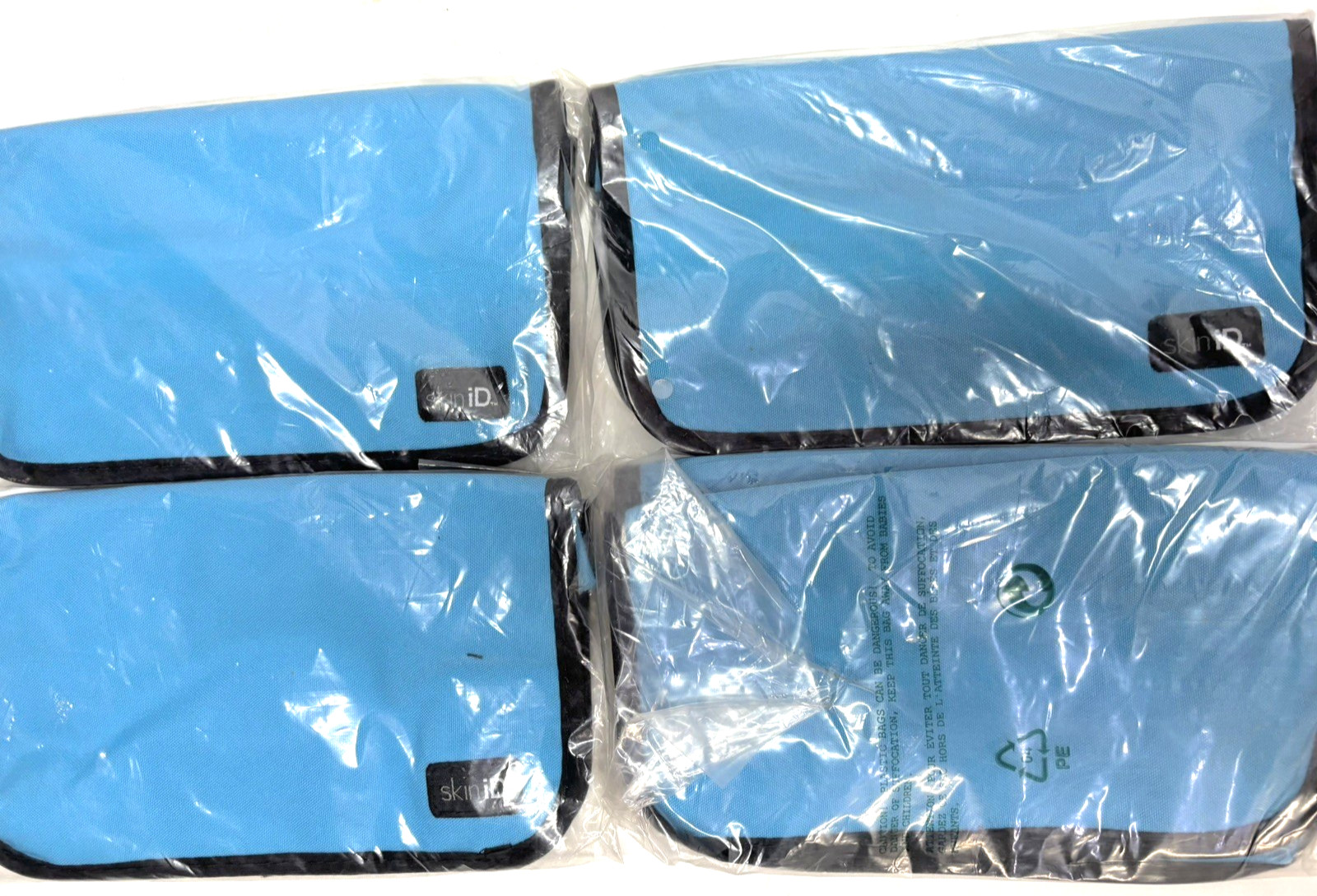 NIP Vintage Neutrogena skiniD Promotional Travel Cosmetic Pouch Blue Y2K Lot 5 NIP Vintage Neutrogena skiniD Promotional Travel Cosmetic Pouch Blue Y2K Lot 5