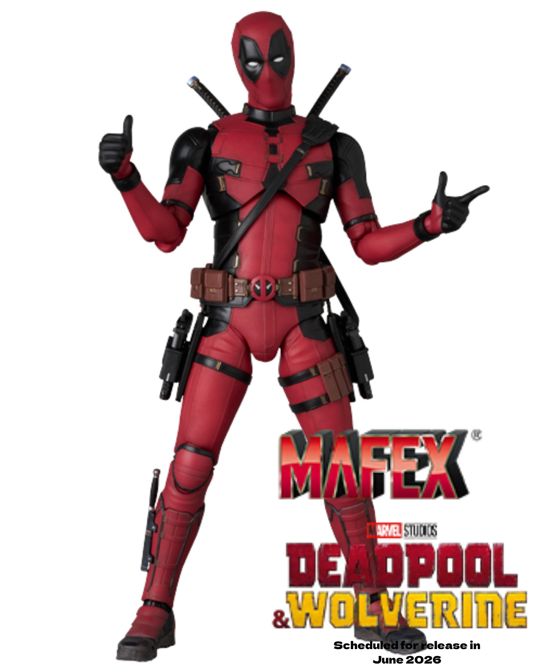 MAFEX No.284 Deadpool Deadpool & Wolverine Ver Medicom Toy Marvel Jun 2026