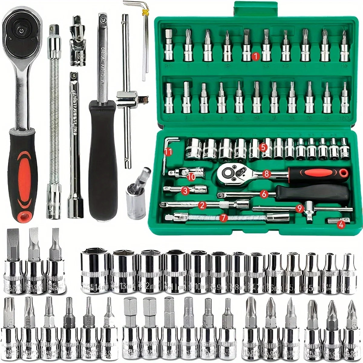 46PCS 1/4\