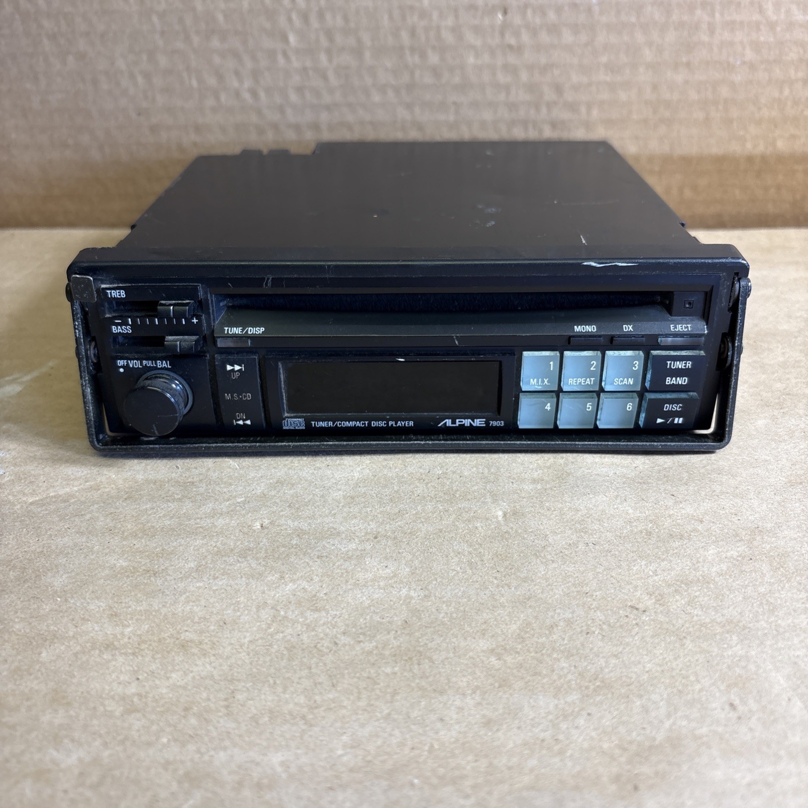 ALPINE 7903 Vintage CD Player Car Stereo Pull-Out - Untested - As Is ALPINE 7903 Vintage CD Player Car Stereo Pull-Out - Untested - As Is