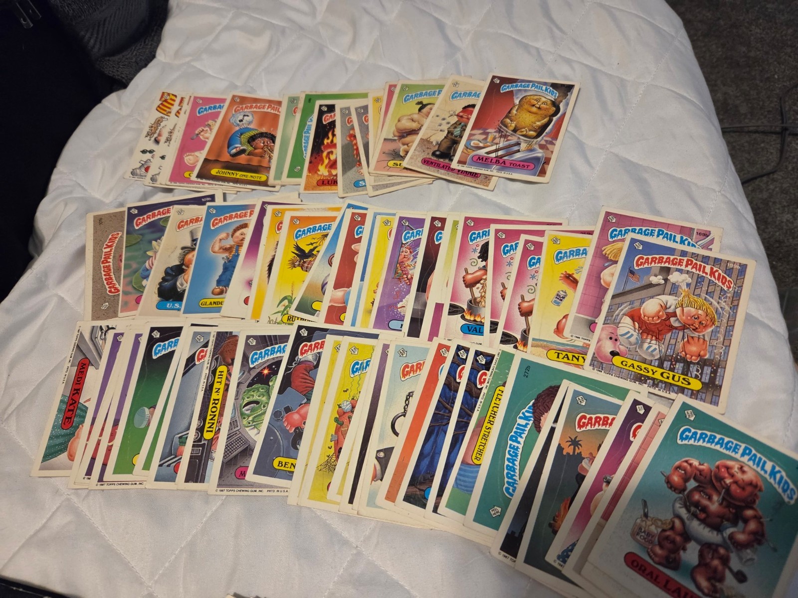 Vintage Garbage Pail Kids Card Lot - Original 1980s Topps Mixed Series (69 Cards Vintage Garbage Pail Kids Card Lot - Original 1980s Topps Mixed Series (69 Cards