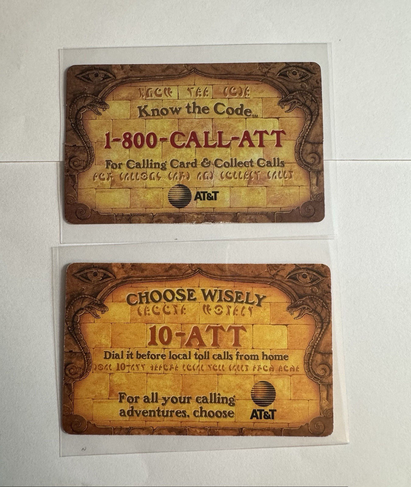 Disneyland Vintage Indiana Jones Attraction 1995 Adventure Decoder Card Set Disneyland Vintage Indiana Jones Attraction 1995 Adventure Decoder Card Set
