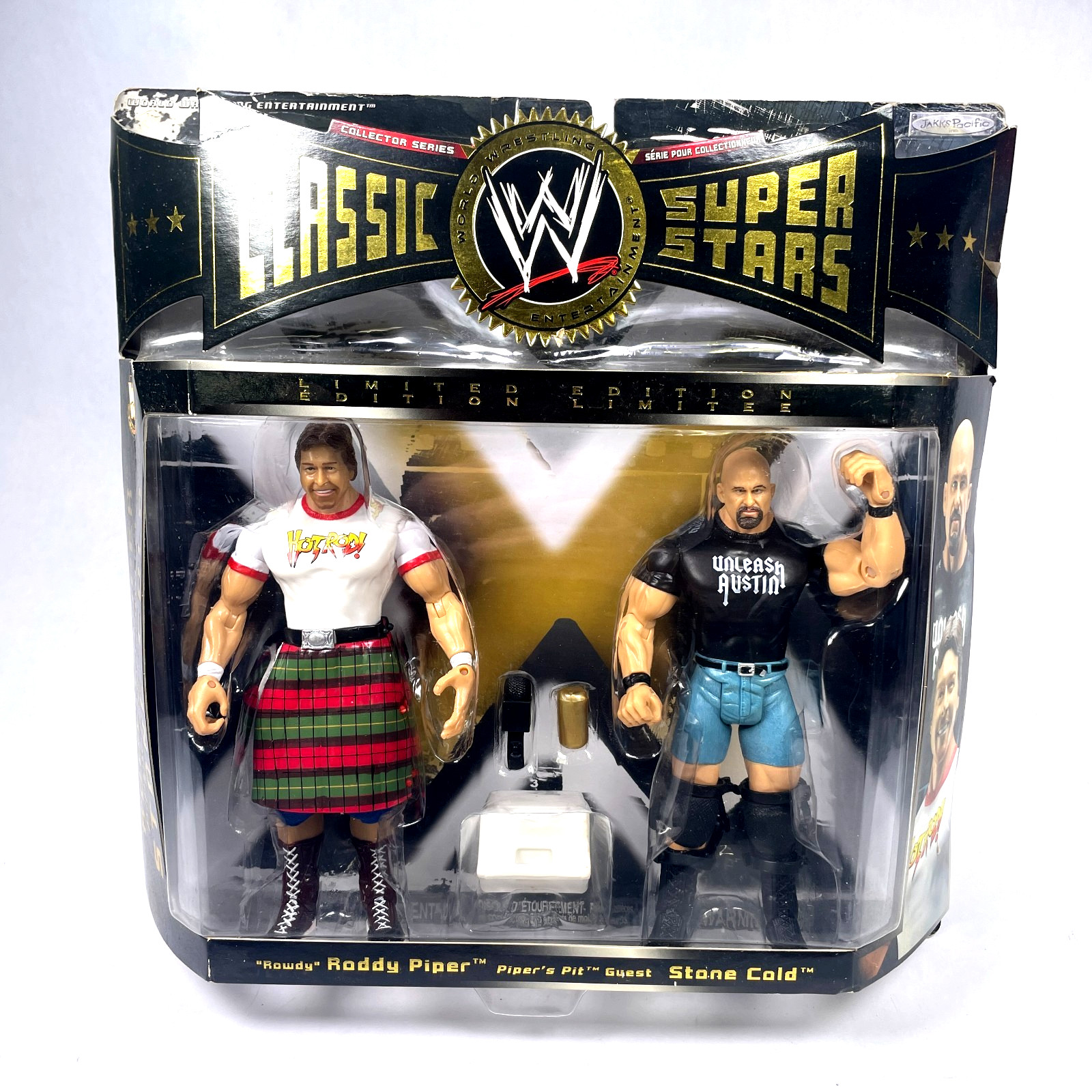 Rowdy Roddy Piper & Stone Cold Steve Austin WWE Classic Superstars JAKKS Pacific