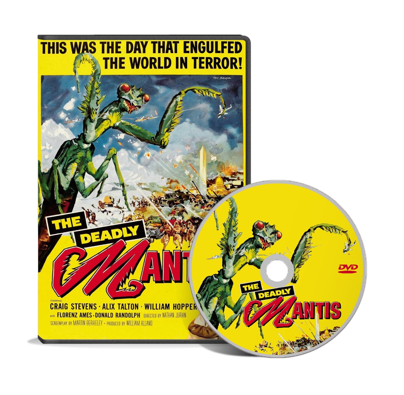 The Deadly Mantis (1957) Horror, Sci-Fi, Thriller DVD