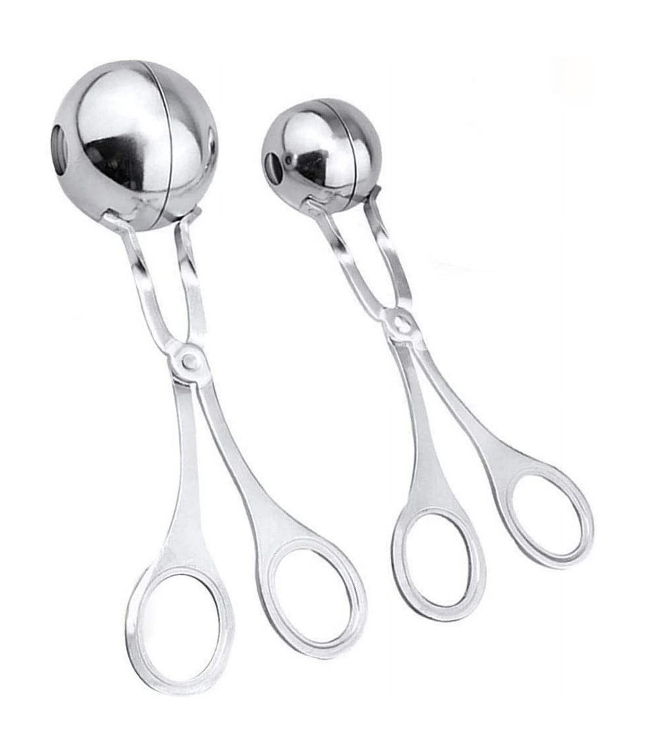 2 Piece Meatball Maker / Mellon Ball Scoopers 1-1/4” & 1-3/4” Stainless Steel 2 Piece Meatball Maker / Mellon Ball Scoopers 1-1/4” & 1-3/4” Stainless Steel