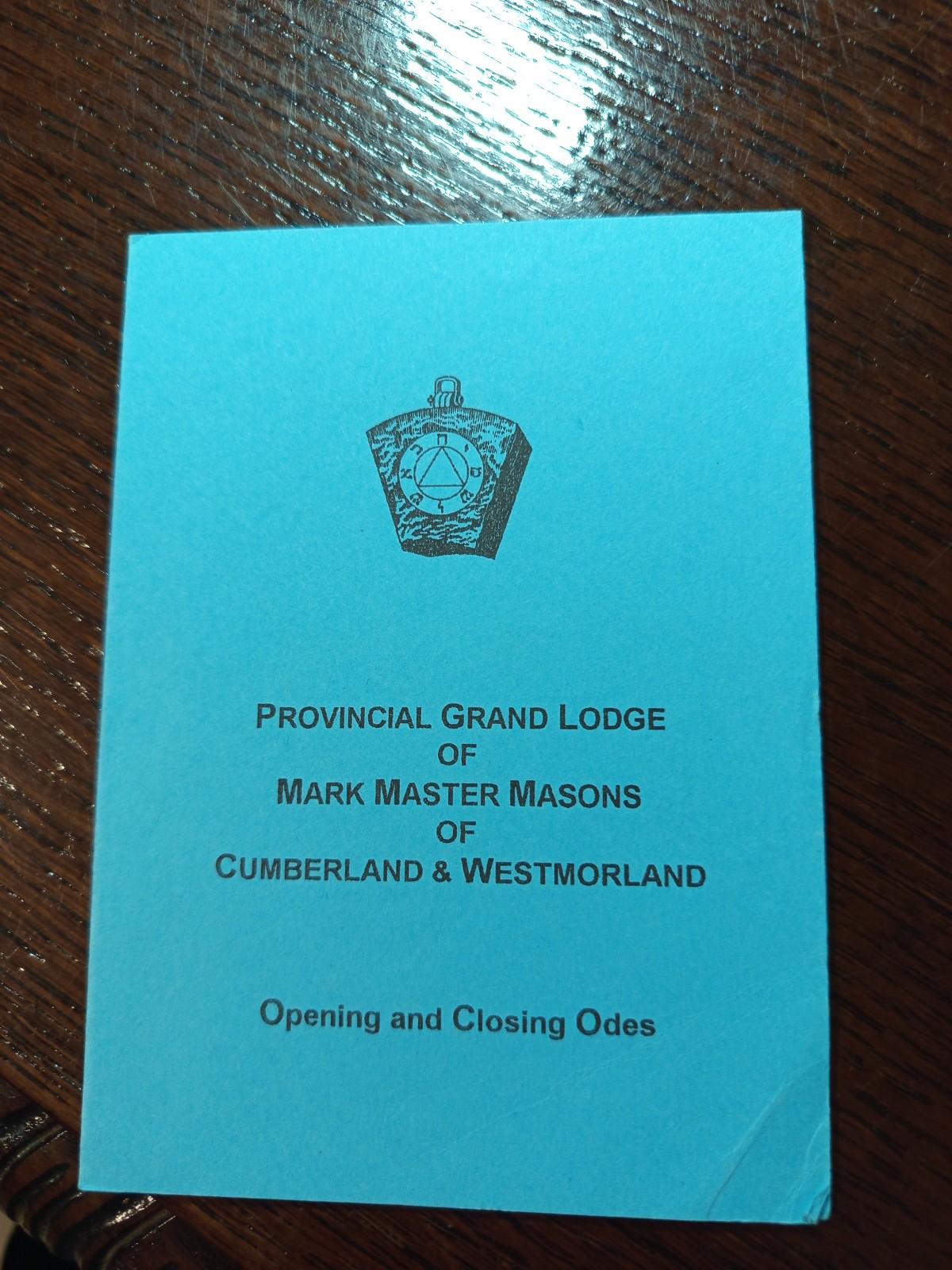 Grand Lodge Mark Master Masons Cumberland Westmorland  Freemasonry  masonic/840