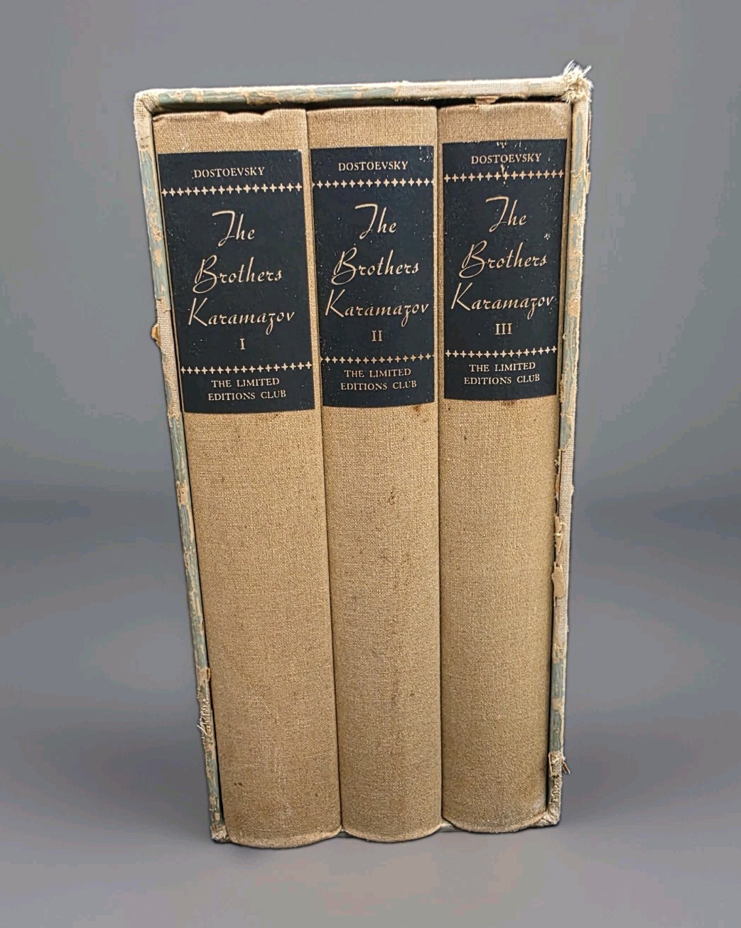 Brothers Karamazov SIGNED Alexander King 1933 Limited Editions Club #1350/1500