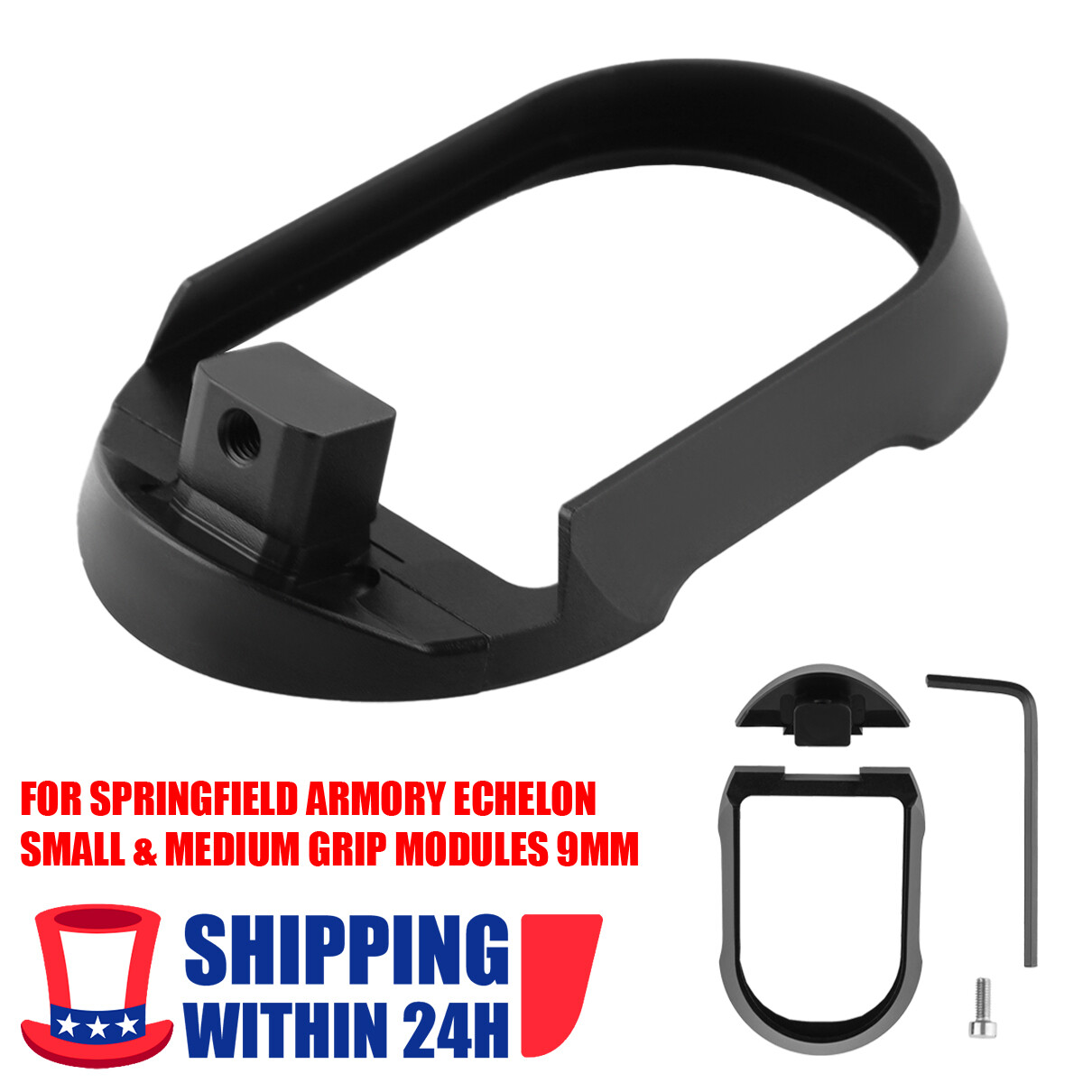 Magwell Aluminum Low Profile for Springfield Echelon Small & Medium Funnel 9mm