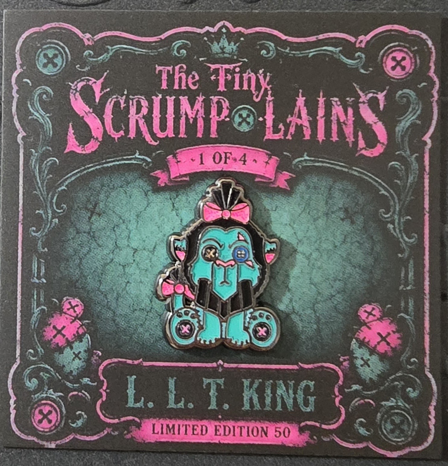 The Tiny Scrump-lains L. L. T. King Scrump/Scar Disney Fantasy Pin The Tiny Scrump-lains L. L. T. King Scrump/Scar Disney Fantasy Pin