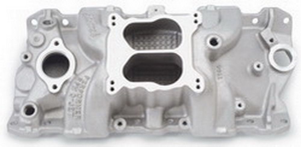 Edelbrock Performer RPM Q-JET Intake Manifold For Chevrolet 350 400 Small-Block 