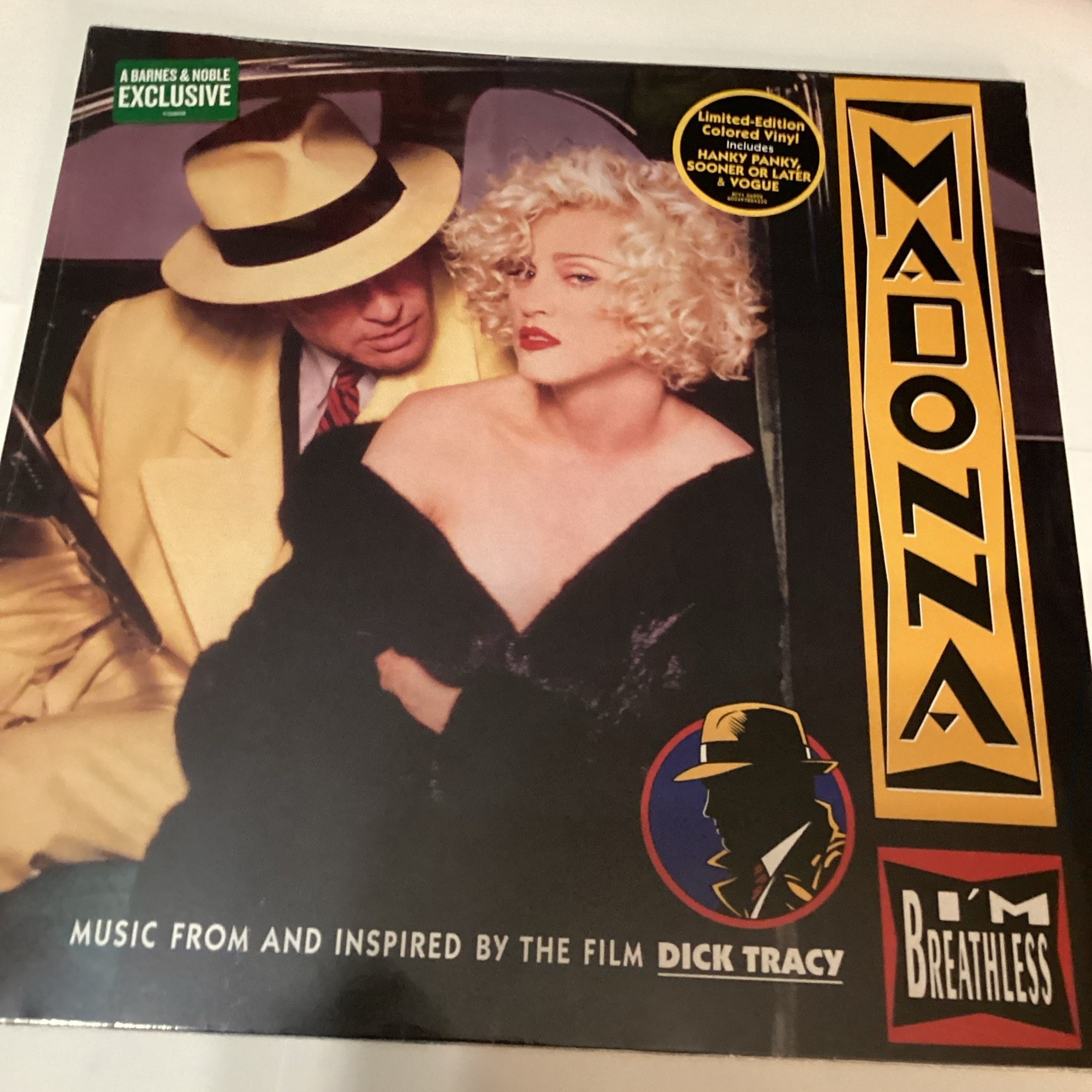 Madonna - I\'m Breathless [Dick Tracy Soundtrack] Yellow Vinyl LP B&N Excl SEALED
