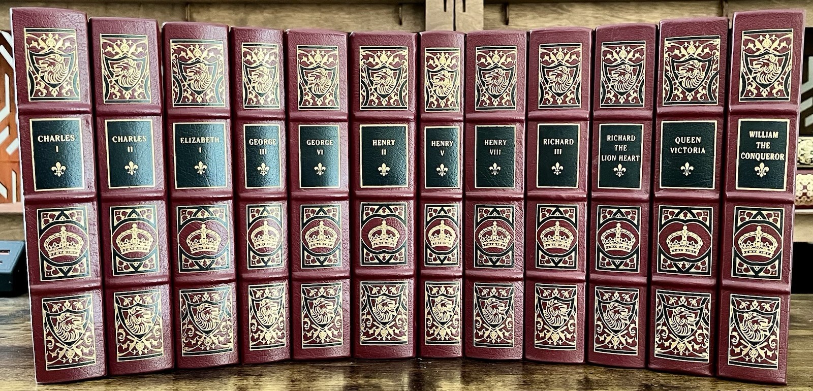 Easton Press KINGS & QUEENS OF ENGLAND 12 vols Henry Victoria Charles William