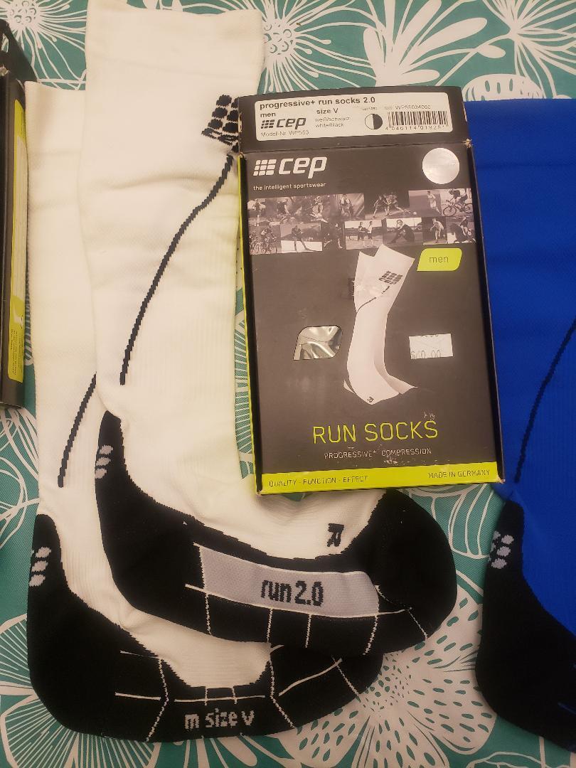 CEP Men's 2.0 Full Tall Compression Progressive + Run Socks Pick Size & Color CEP Men's 2.0 Full Tall Compression Progressive + Run Socks Pick Size & Color