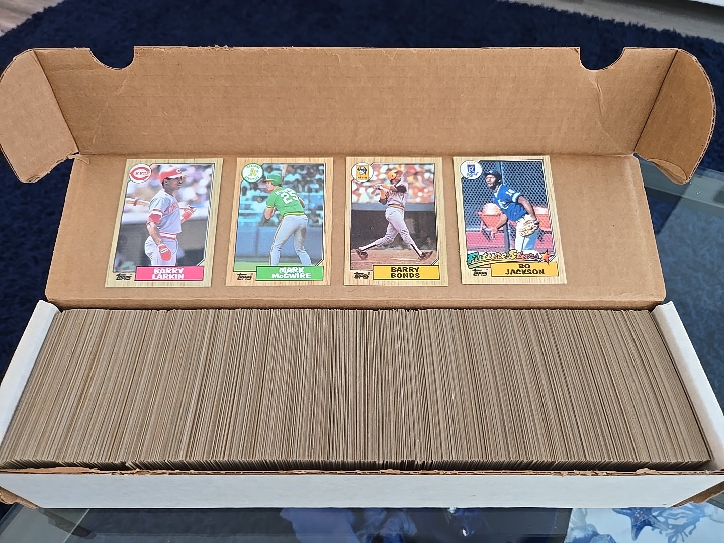 1987 Topps Baseball Complete Set 1-792 Rookie Barry Bonds McGwire Jackson Larkin