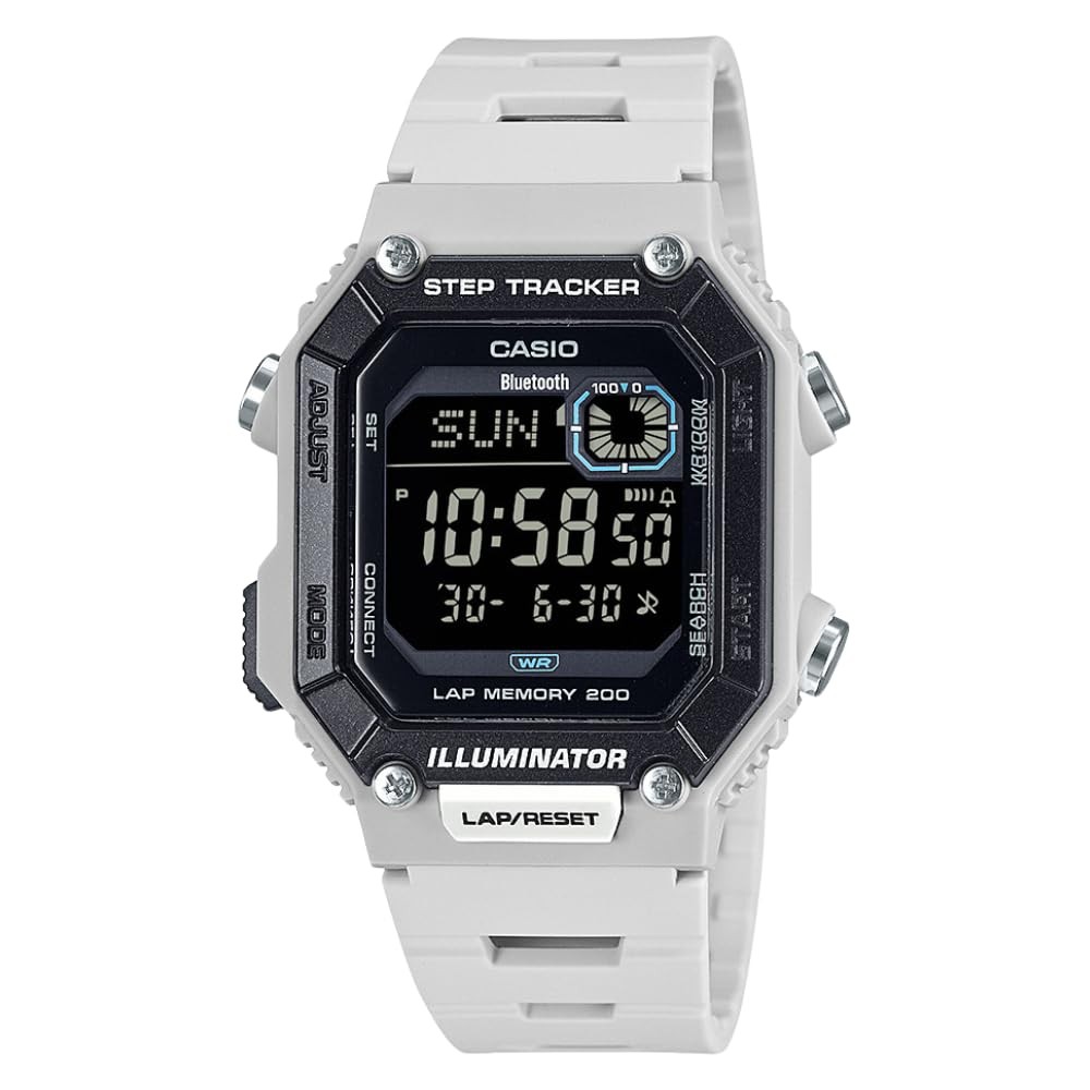 Casio WS-B1000 Series | Men\'s Digital Watch | (White) | 100M WR | Step Tracker | Casio WS-B1000 Series | Men\'s Digital Watch | (White) | 100M WR | Step Tracker |