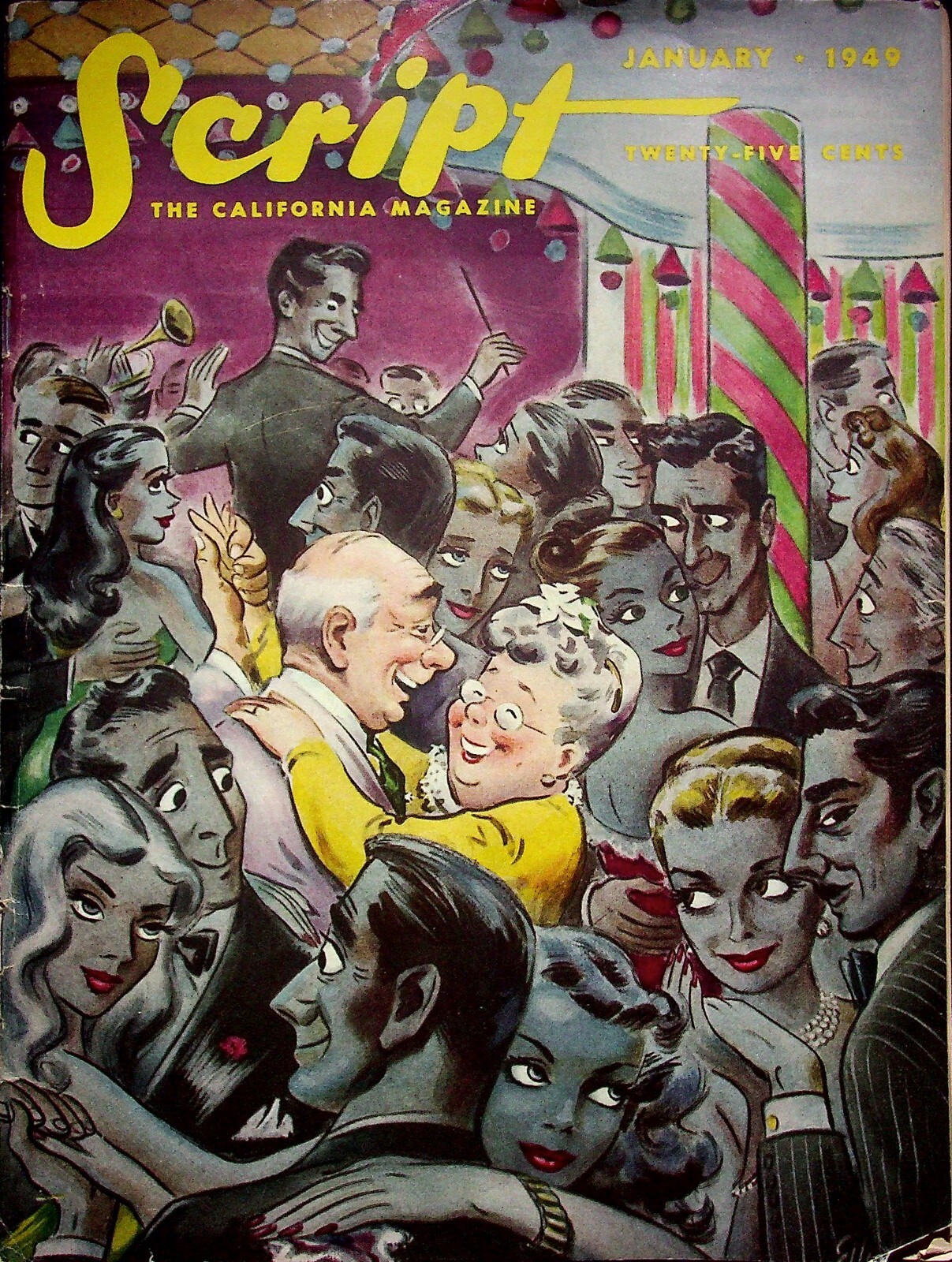 VTG 1949 SCRIPT CALIFORNIA MAGAZINE JAN ISSUE VOLUME: 35, ISSUE: NO. 1
