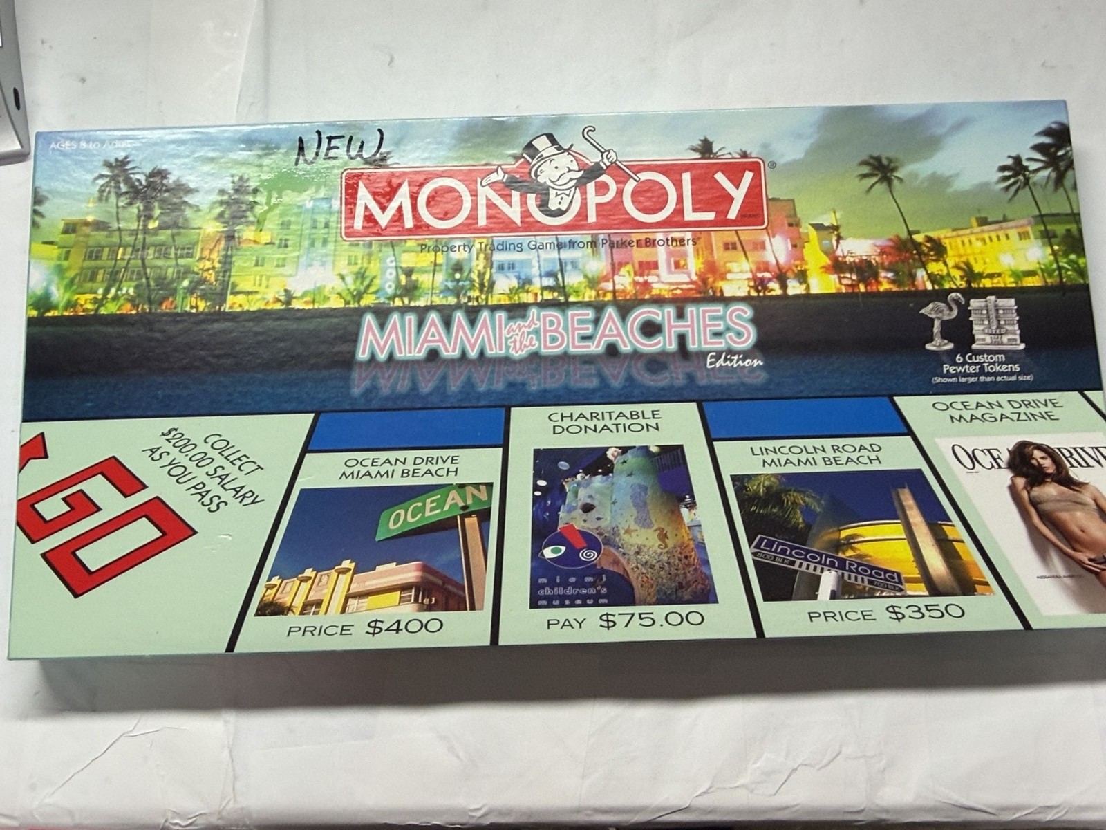 Parker Brothers Monopoly Miami and the Beaches Edition Board Game Parker Brothers Monopoly Miami and the Beaches Edition Board Game