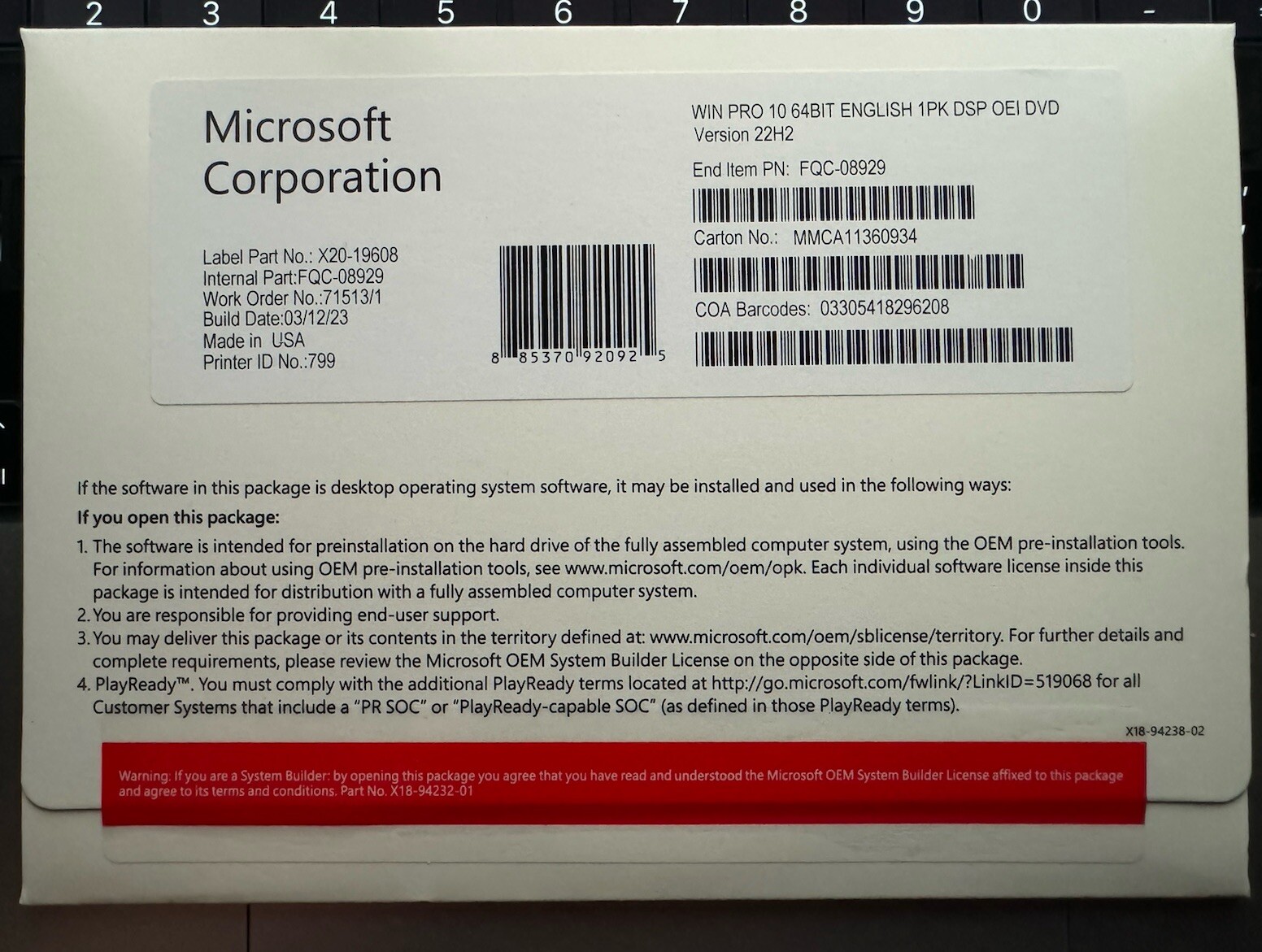 Genuine Windows 10 Pro 64 bit CD Version, Brand New, Genuine Windows 10 Pro 64 bit CD Version, Brand New,