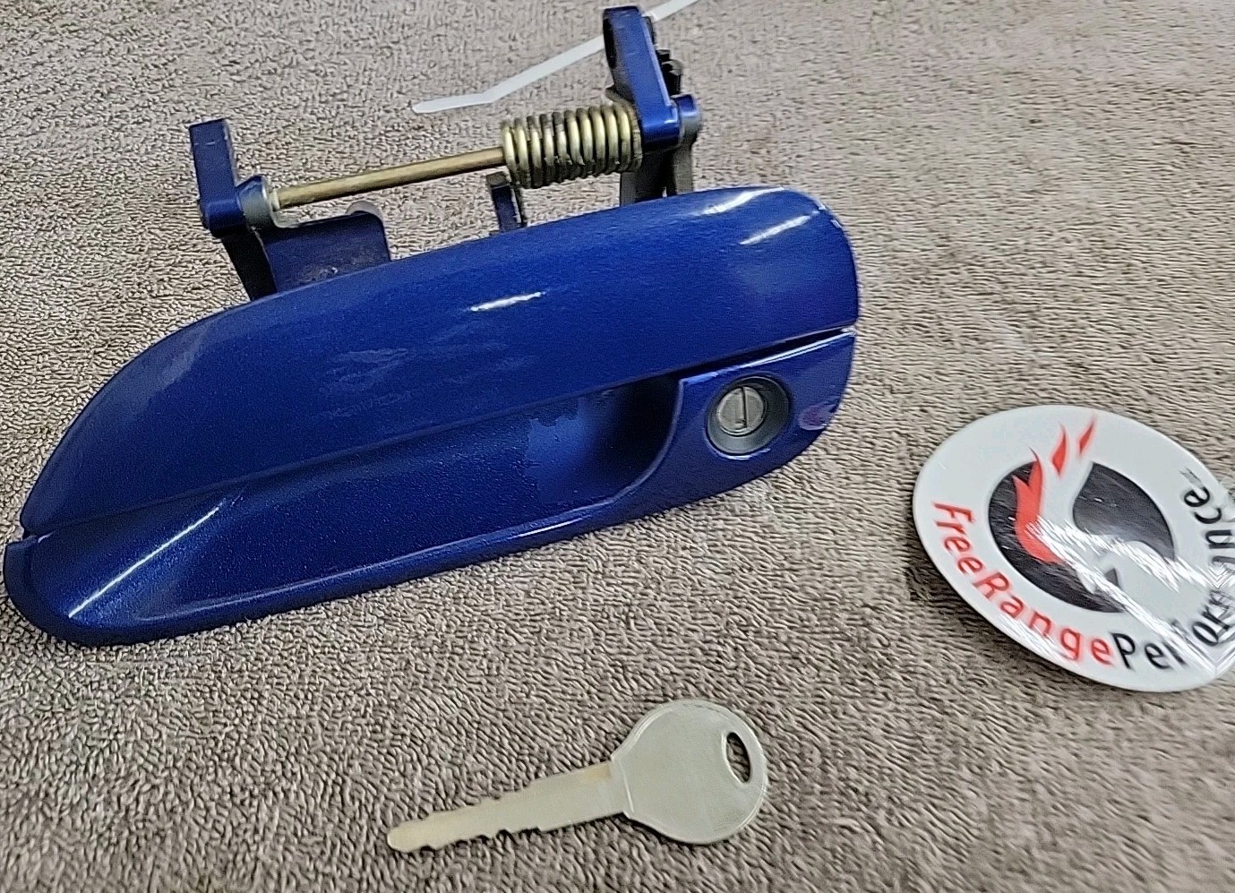 1999 10AE Blue NB Mazda Miata Exterior Door Handle Key Left LH Driver MX-5 MX5 1999 10AE Blue NB Mazda Miata Exterior Door Handle Key Left LH Driver MX-5 MX5
