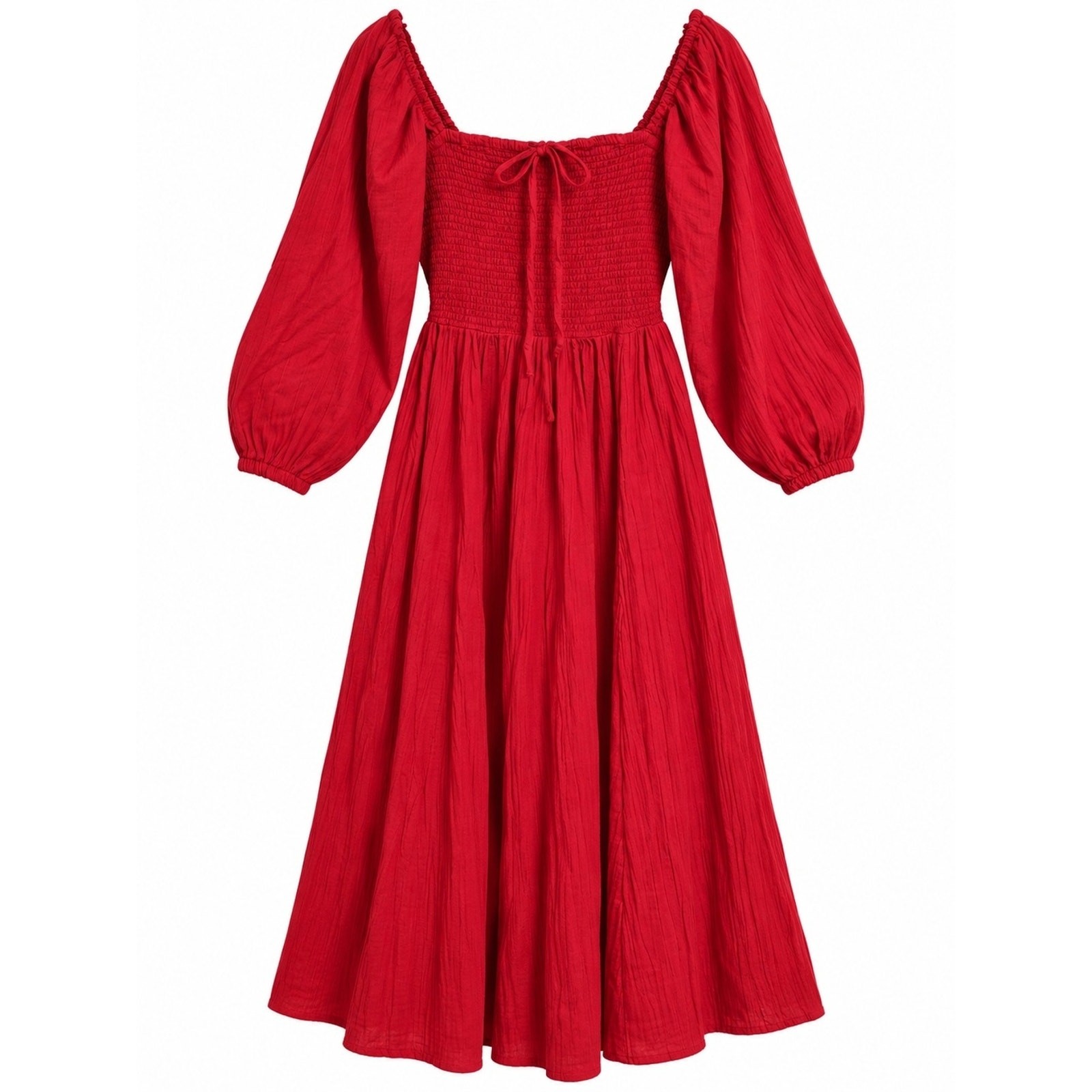 Quince Organic Cotton Gauze Smocked Midi Dress — NWT Quince Organic Cotton Gauze Smocked Midi Dress — NWT