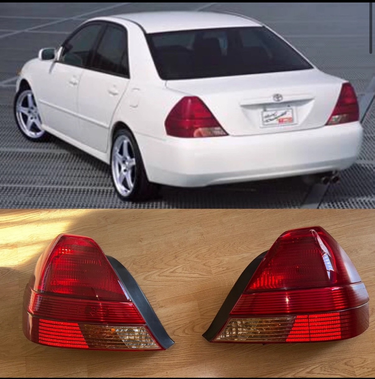 TRD TAIL LIGHT COVERS TOYOTA MARK 2 JZX110 RARE TOMS TOM’S 1JZ IR-V SERIES 1 TRD TAIL LIGHT COVERS TOYOTA MARK 2 JZX110 RARE TOMS TOM’S 1JZ IR-V SERIES 1