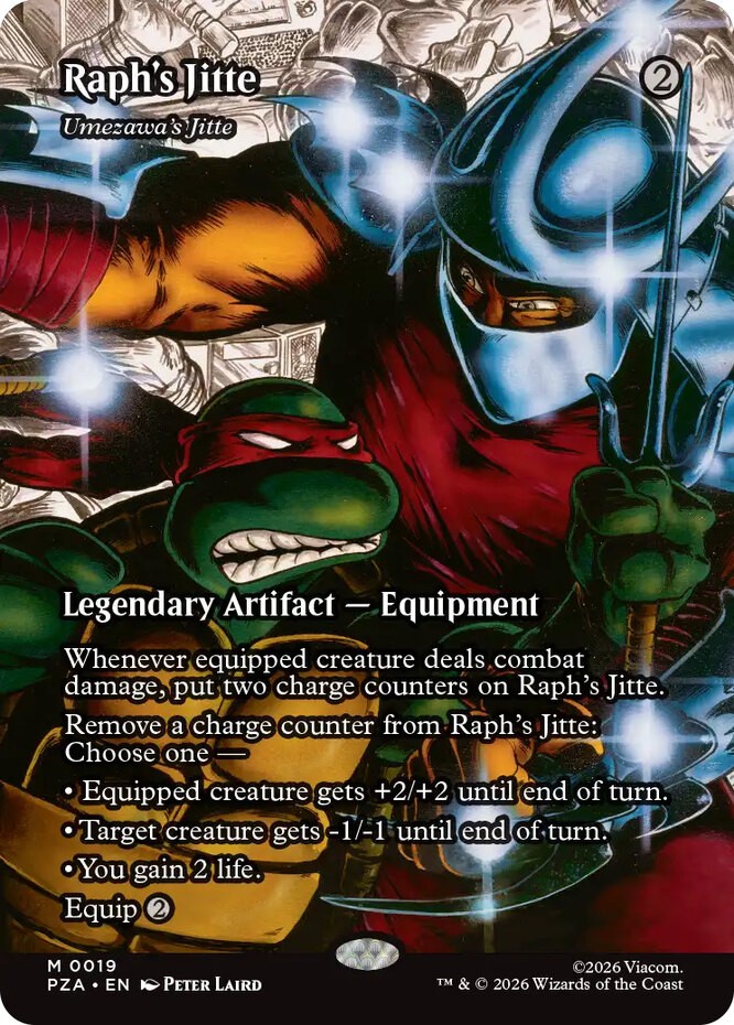 [1x] Raph's Jitte - Umezawa's Jitte - Borderless Near Mint, English UB: Teenage 