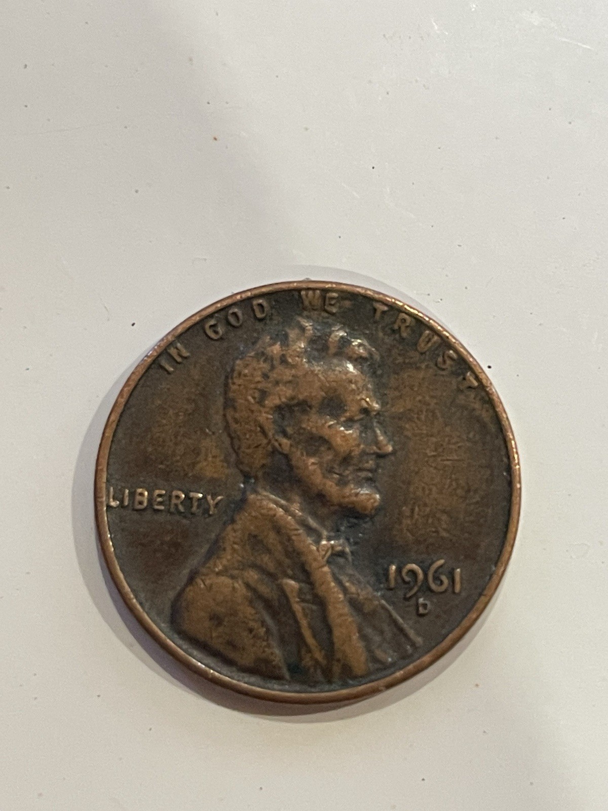 Rare 3.16g 1961-D Penny [extra-heavy & 3D]