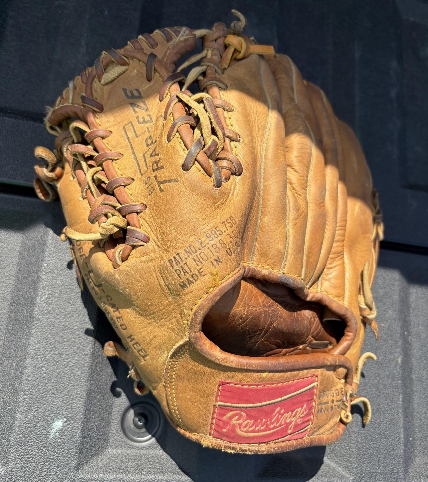 RAWLINGS KEN BOYER USA TT 15 BIG TRAPEZE HEART OF THE HIDE LH BASEBALL GLOVE RAWLINGS KEN BOYER USA TT 15 BIG TRAPEZE HEART OF THE HIDE LH BASEBALL GLOVE