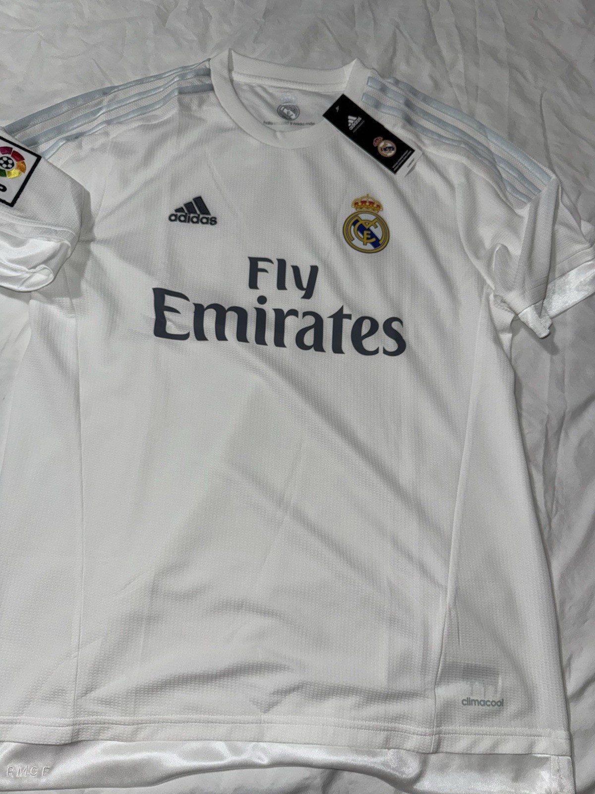 ADIDAS Real Madrid Home Jersey, LARGE,new