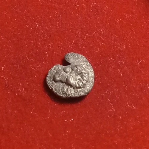 TROAS, KEBREN AR Obol 520-450 BC. Head of Ram rev: Incuse