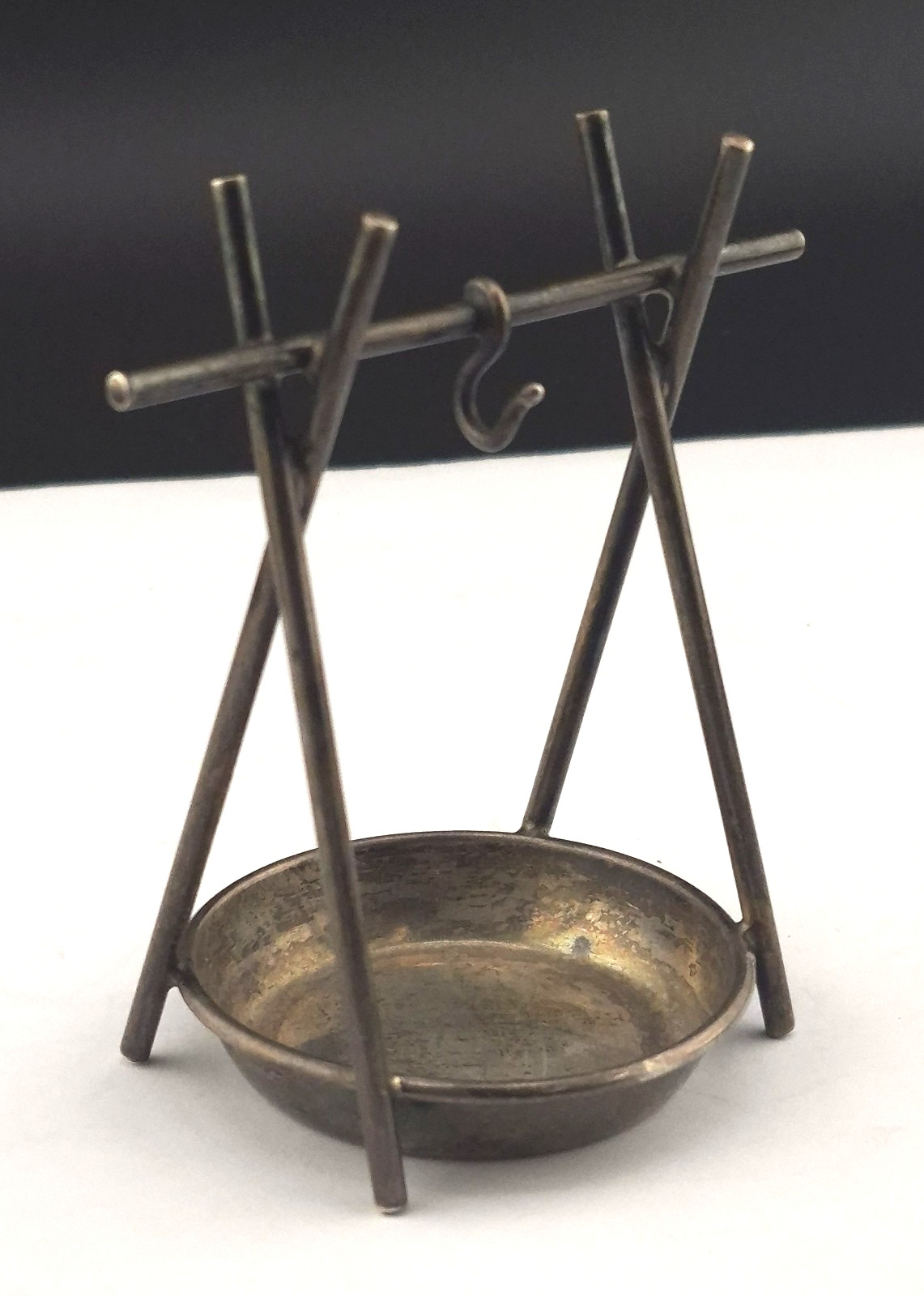 Antique Webster Co. American Sterling Silver Novelty Tea Infuser Holder Stand Antique Webster Co. American Sterling Silver Novelty Tea Infuser Holder Stand