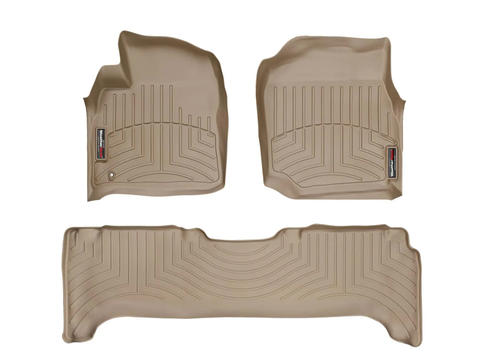 WeatherTech FloorLiner for 1998-2007 Toyota Land Cruiser - 1st & 2nd Row, Tan