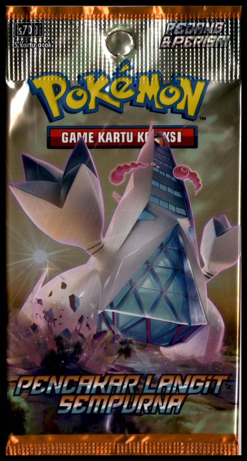 Pokémon - Sword & Shield - s7D - Towering Perfection Booster Pack (Indonesian) Pokémon - Sword & Shield - s7D - Towering Perfection Booster Pack (Indonesian)
