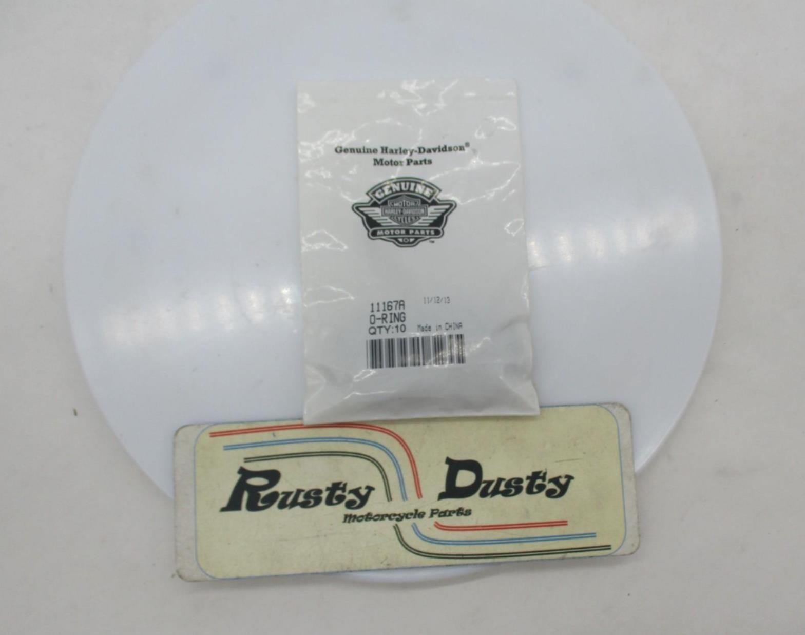 Pack of 10 Harley-Davidson Genuine NOS Tappet Guide Upper O-Rings 11167A Pack of 10 Harley-Davidson Genuine NOS Tappet Guide Upper O-Rings 11167A