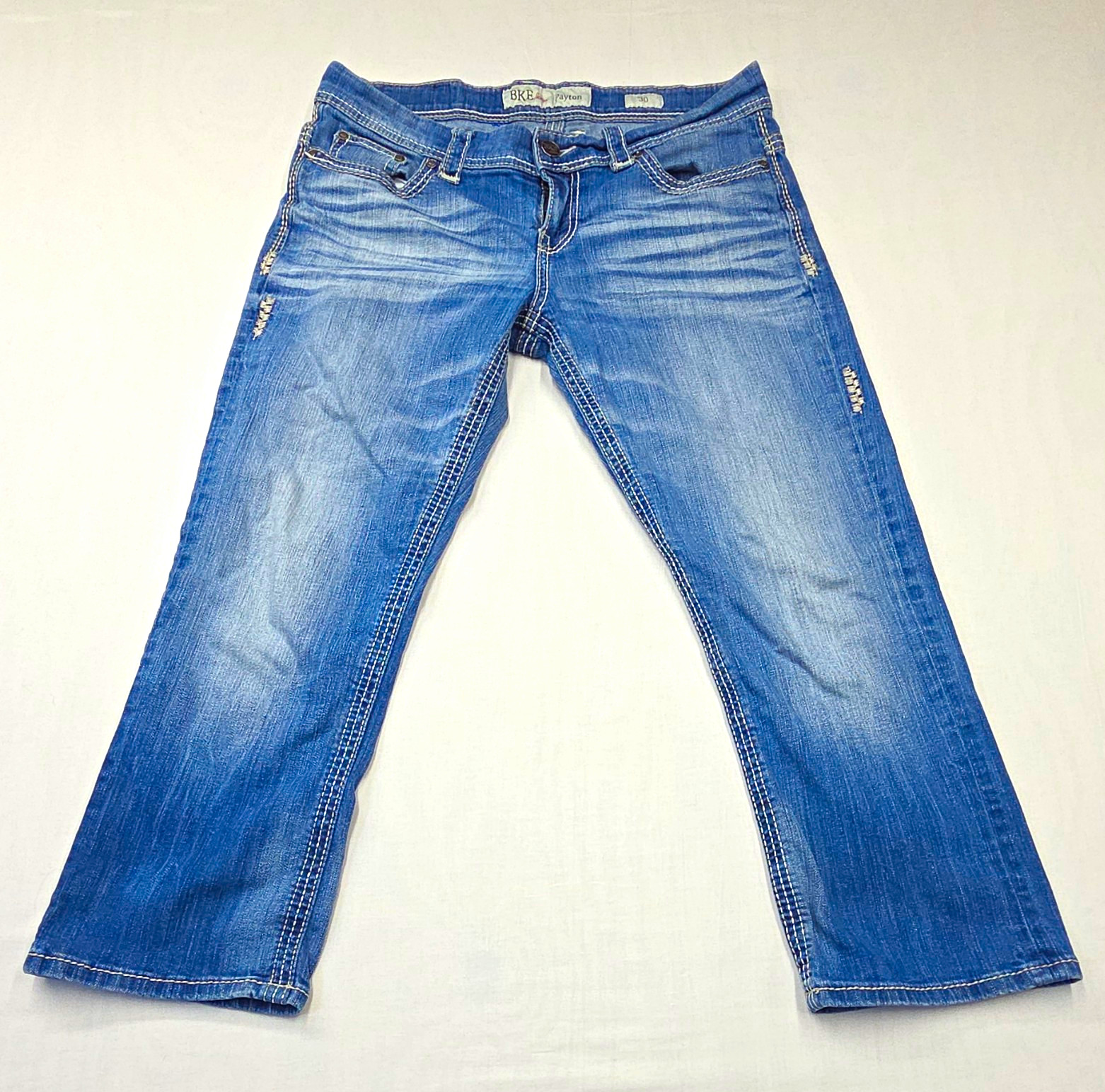 BKE Payton 30 Women’s Bootcut Jeans Blue Medium Wash Low Rise Stretch ABK529 BKE Payton 30 Women’s Bootcut Jeans Blue Medium Wash Low Rise Stretch ABK529
